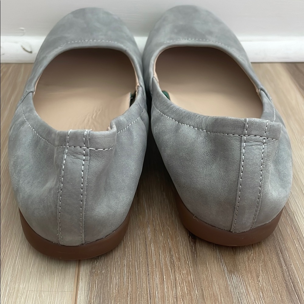 ABEO Women’s Grey Metallic Tilly Ballet Flats Size 7 Comfortable Arch Support - Picture 5 of 6